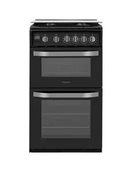 Image of Hotpoint Hd5G00Ccbk 50Cm Gas Cooker - Black