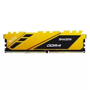 Image of NETAC Shadow Yellow 8GB DDR4 3200MHz (PC4-25600) CL16 DIMM Memory