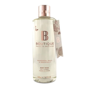 Image of Boutique Mandarin, Basil & Grapefruit Body Wash 500ml