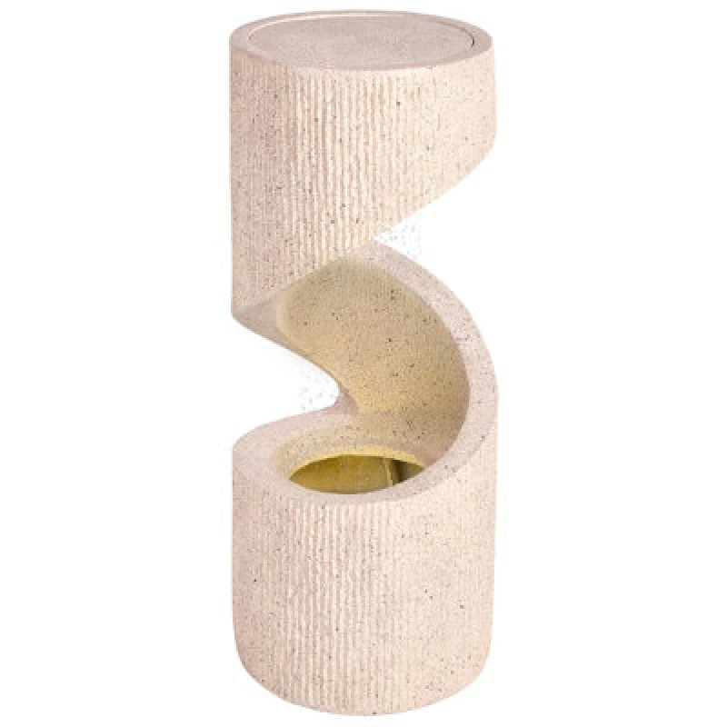 Image of Beliani Garden Water Feature Winx LED Beige