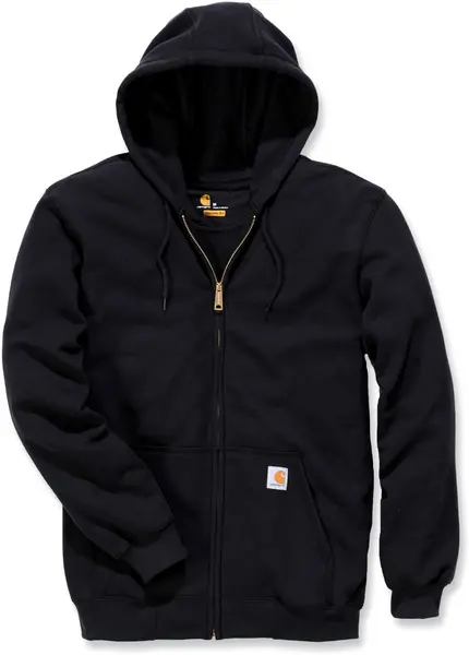 Image of Carhartt Midweight, zip hoodie , color: Black , size: L