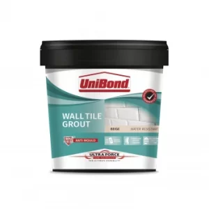 Image of UniBond UltraForce Wall Tile Grout Beige 1.38kg