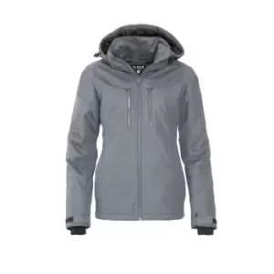 Image of Clique Womens/Ladies Kingslake Waterproof Jacket (L) (Grey)