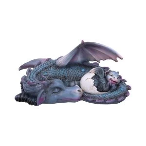 Image of Blue Dream a Little Dream Dragon Figurine
