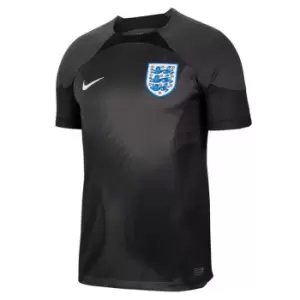 Image of Nike England Goalkeeper Shirt 2022 2023 Adults - Black