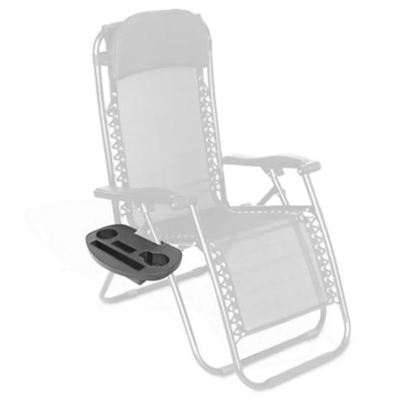 Image of LIVIVO Gravity Chair Cup Holder - Clip on Side Recliner Tray Slot Black unisex