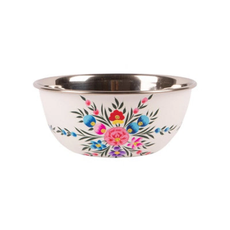 Image of Billycan Picnic Bowl - 18.5Cm - Cotton Pansy