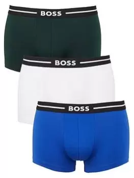 Image of BOSS Bodywear 3 Pack Bold Trunks, Multi, Size L, Men