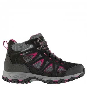 Image of Karrimor Mount Mid Ladies Walking Boots - Black/Pink