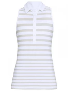 Image of Urban Armor Gear Zinger Novelty Sleeveless Polo White