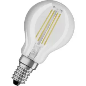 Image of OSRAM 4058075435209 LED (monochrome) EEC E (A - G) E14 Pear shape 4 W = 40 W Cool white (Ø x L) 45mm x 77mm