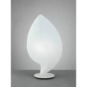 Image of Table Lamp Natura 2 Bulbs E27 Large Outdoor IP44, matt white/opal white