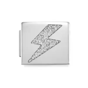 Image of Nomination GLAM Glitter Lightning Charm