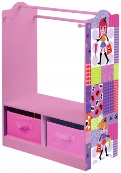 Image of Liberty House Toys Fashion Girl Dress Up with Storage Bins