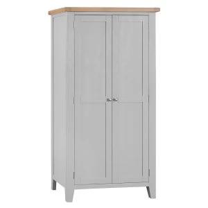 Image of Madera 2 Door Wardrobe - Grey