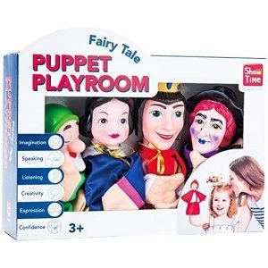 Image of 4 Large Snow White Hand Puppets