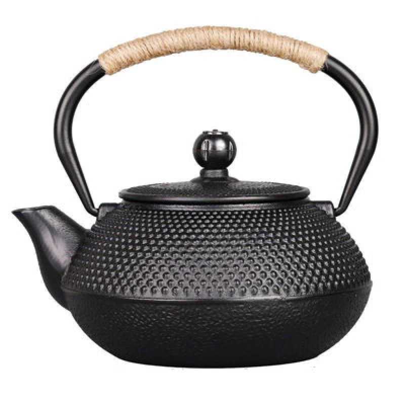 Image of Gr8 Home Black 800Ml Stovetop Tetsubin Teapot Japanese Style Cast Iron Kettle Tea Pot