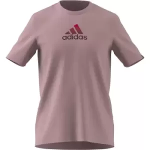 Image of adidas Graphic Logo T-Shirt Mens - Beige