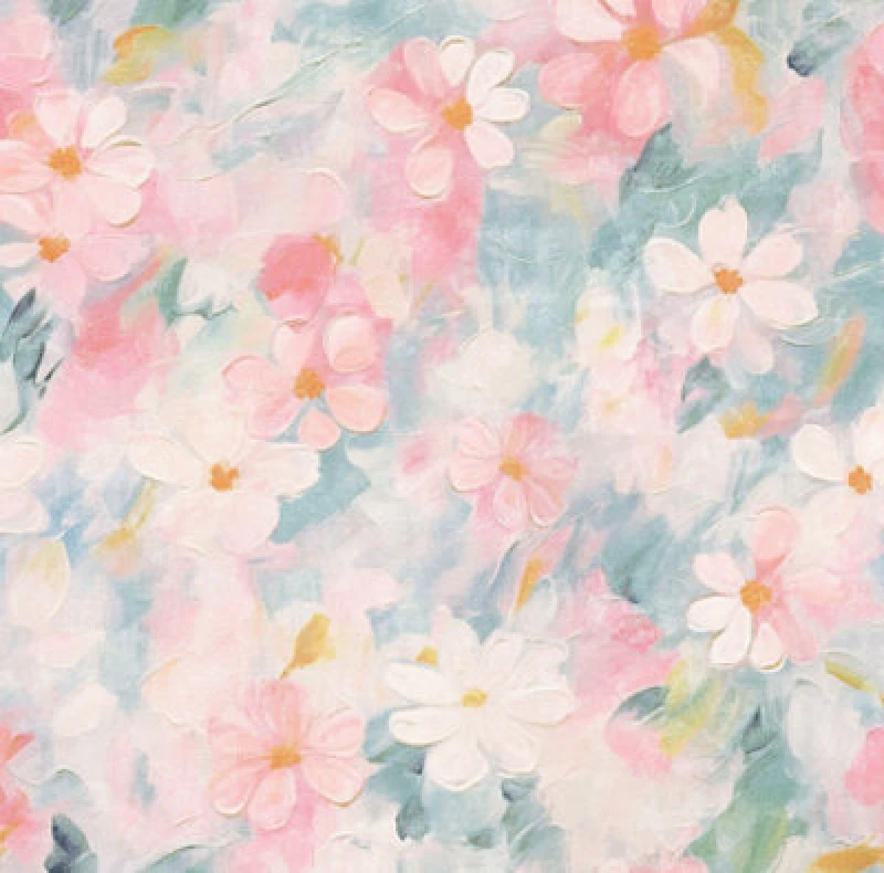 Image of Arthouse Oil Paint Pastel Floral Wallpaper 100553Ah