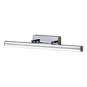 Image of Bathroom Wall Lamp Medium Adjustable, 1 x 12W LED, 4000K, 1192lm, IP44, Polished Chrome - Luminosa Lighting