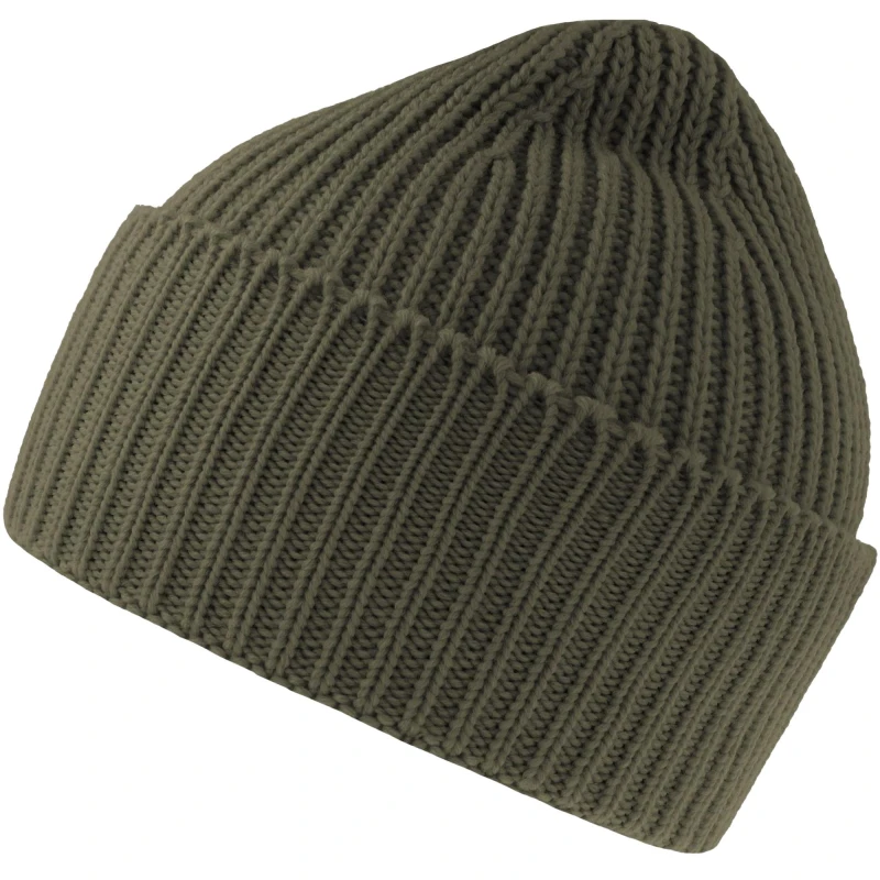 Image of Atlantis Atlantis Men Oak Chunky Knit Beanie in Olive Olive One Size Male 5063527805331