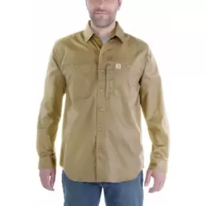Image of Carhartt Mens Rugged Prof Long Sleeve Button Work Shirt XL - Chest 46-48' (117-122cm)