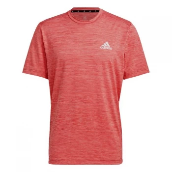 Image of adidas AEROREADY Designed To Move Sport Stretch T-Shirt M - Scarlet Mel.