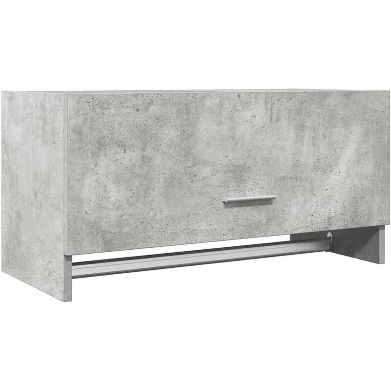 Image of VIDAXL Wardrobe Concrete Grey 70x32.5x35cm Engineered Wood Vidaxl 8720286609460