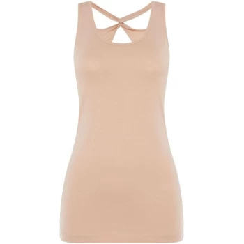 Image of Label Lab Rhea twist back vest - Blush