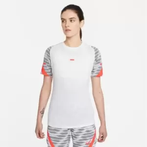 Image of Nike Strike Short Sleeve T Shirt Ladies - White