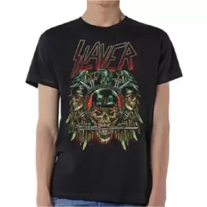 Image of Slayer - Prey with Background Unisex Small T-Shirt - Black