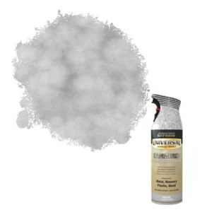 Image of Rust-Oleum Universal Silver hammered effect Multi-surface Spray Paint 400ml