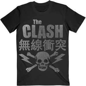 Image of The Clash - Skull & Crossbones Unisex Medium T-Shirt - Black