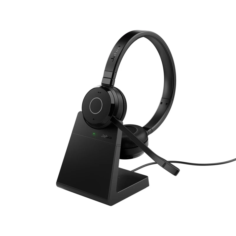 Image of Jabra Jabra Evolve 65 TE MS Stereo with Charging Stand 6699-833-399 6699-833-399