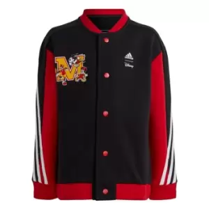 Image of adidas x Disney Mickey Mouse Track Top Kids - Black / Better Scarlet / White