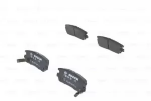 Image of Bosch 0986461768 BP616 Brake Pad Set Disc Brake Rear Axle