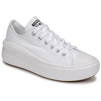 Image of Converse CHUCK TAYLOR ALL STAR MOVE CANVAS COLOR OX womens Shoes Trainers in White,2.5,3,3.5,5,6,7,8