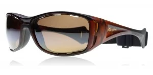 Image of Maui Jim Waterman Sunglasses Matte Rootbeer PCBG 63mm
