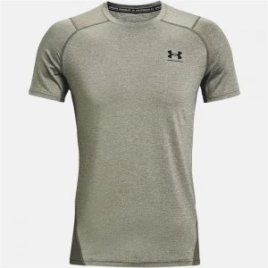 Image of Urban Armor Gear HeatGear Armour Fitted Short Sleeve - Victory Green