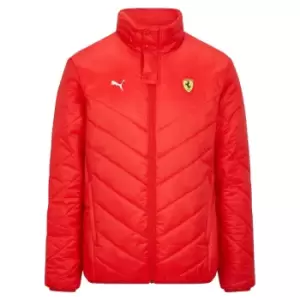 Image of 2022 Ferrari Fanwear Padded Jacket (Red)