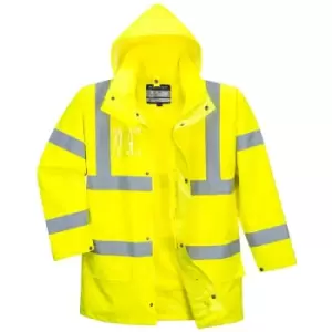 Image of Portwest - S765YERM - sz M Hi-Vis Essential 5-in-1 Jacket - Yellow