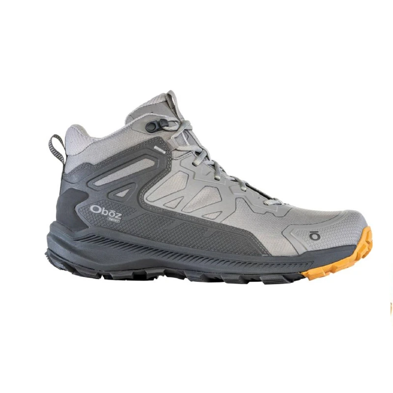 Image of Oboz Mens Katabatic Waterproof Hiking Boots Hazy Gray male 8 (42)