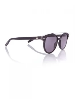 Image of Dior Sunglasses Silver Black CD AL13.9 Oval sunglasses Silver