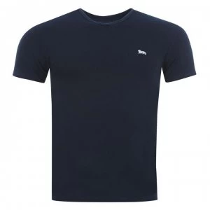Image of Lonsdale Single T Shirt Mens - Navy