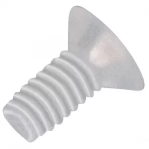 Image of Toolcraft Phillips Countersunk Screw DIN 966 Polyamide M6 x 20mm P...