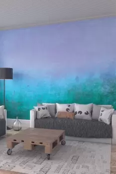 Image of Ombre Gradient Green Matt Smooth Paste the Wall Mural 350cm wide x 280cm high