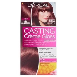 Image of Casting Creme Gloss 550 Mahogany Semi Permanent Hair Dye Brunette