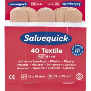 Image of Refill for SALVEQUICK, 6 packs of elastic plasters, 40 each, pack of 6