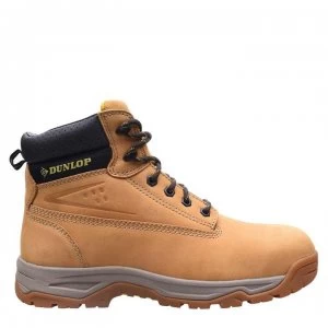 Image of Dunlop Safety On Site Steel Toe Cap Safety Boots - Honey