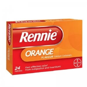 Image of Rennie Orange 24 Tablets